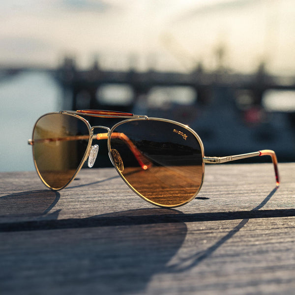 Randolph/aviator vintage sunglasses