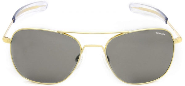 Gold Aviator sunglasses found in Captain Marvel & Jack Ryan. Made by Randolph. 