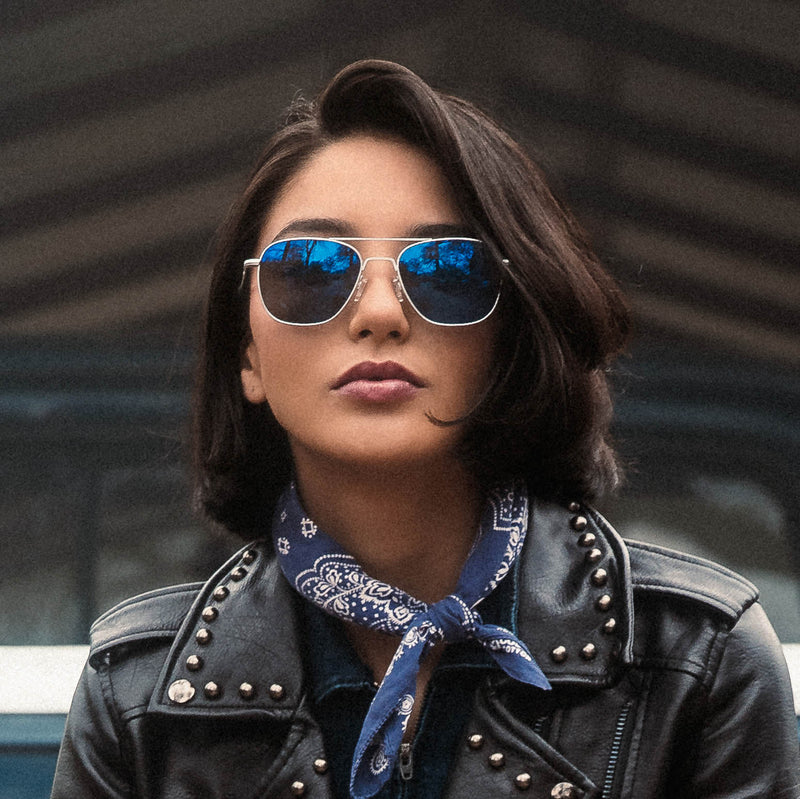 Aviator - Blue Sunglasses