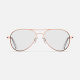 Amelia - 22k Rose Gold & Clear - Prescription Eyewear