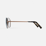 Amelia - 22k Chocolate Gold & Clear - Prescription Eyewear