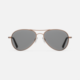 Amelia - 22k Chocolate Gold & Clear - Prescription Eyewear