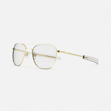 Aviator - Military Special Edition - 23k Gold & Clear - Prescription Eyewear