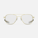 Aviator - Military Special Edition - 23k Gold & Clear - Prescription Eyewear