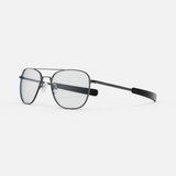 Aviator - Military Special Edition - Matte Black & Clear - Prescription Eyewear