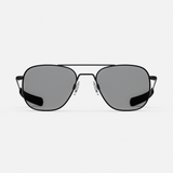 Aviator - Military Special Edition - Matte Black & Clear - Prescription Eyewear