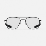 Aviator - Military Special Edition - Matte Black & Clear - Prescription Eyewear