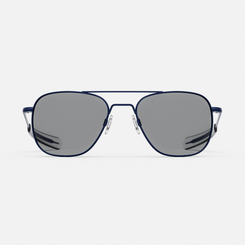 Class A Aviator - Navy & Clear - Prescription Eyewear