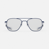 Class A Aviator - Navy & Clear - Prescription Eyewear