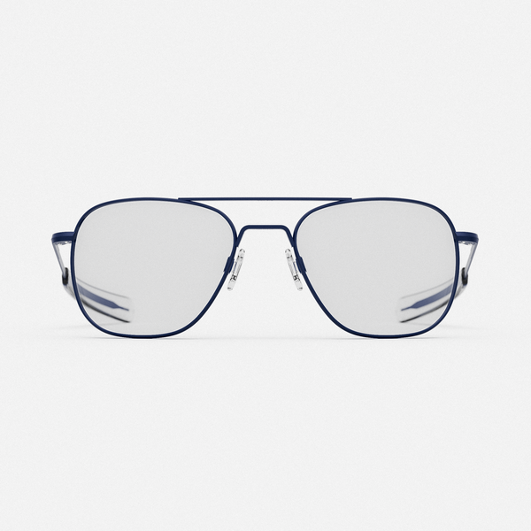 Class A Aviator - Navy & Clear - Prescription Eyewear