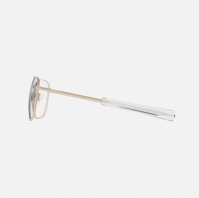 Class A Aviator - Desert Sand & Clear - Prescription Eyewear