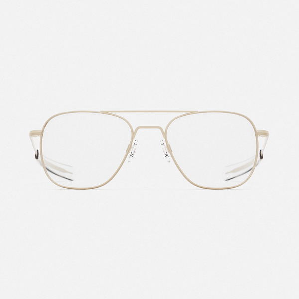 Class A Aviator - Desert Sand & Clear - Prescription Eyewear