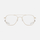 Class A Aviator - Desert Sand & Clear - Prescription Eyewear