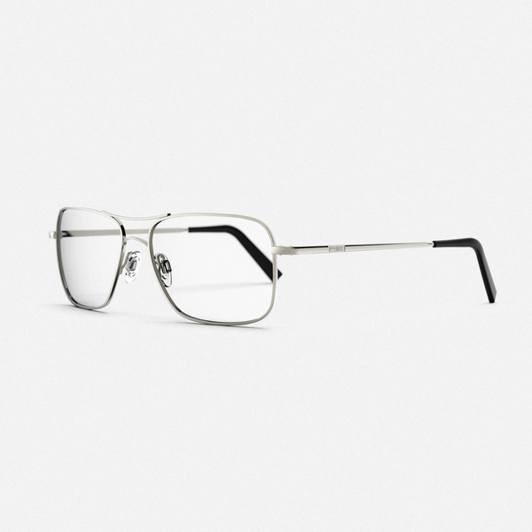 Archer - Gunmetal & Clear - Prescription Eyewear