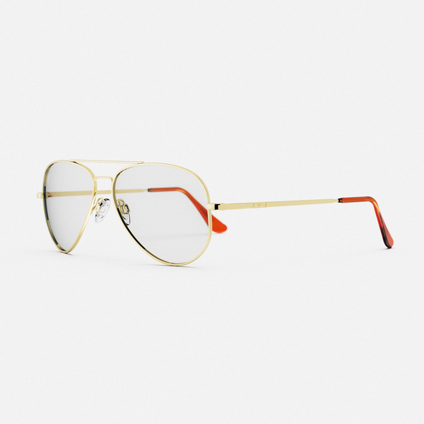 Concorde - 23k Gold & Clear - Prescription Eyewear