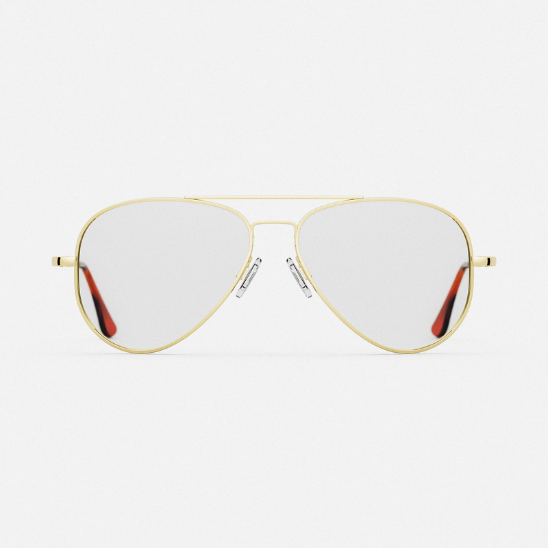 Concorde - 23k Gold & Clear - Prescription Eyewear