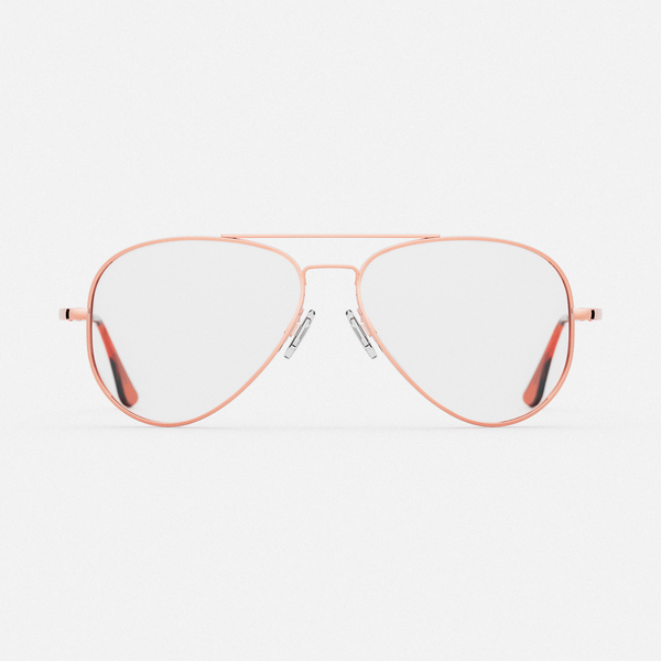 Concorde - 22k Rose Gold & Clear - Prescription Eyewear