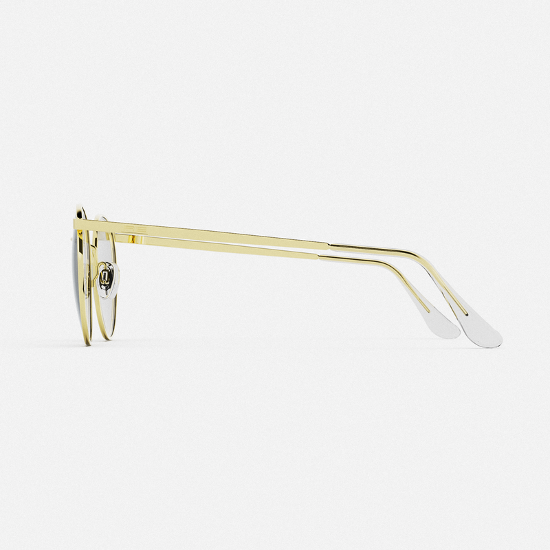 P3 - 23k Gold & Clear - Prescription Eyewear