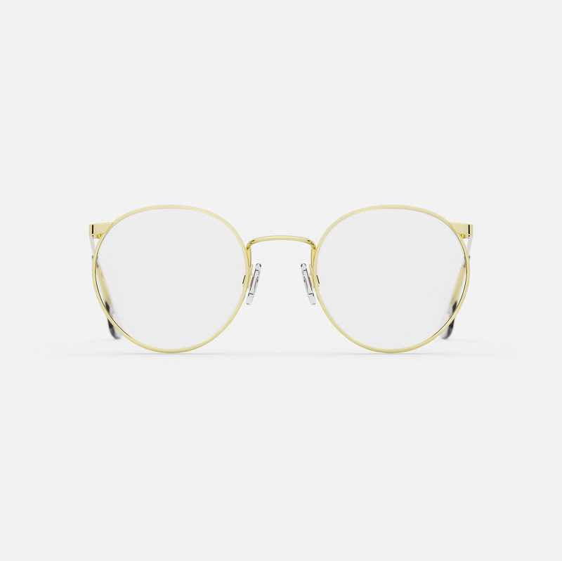 P3 - 23k Gold & Clear - Prescription Eyewear