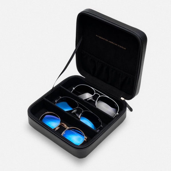 3-Frame Sunglasses Travel Case