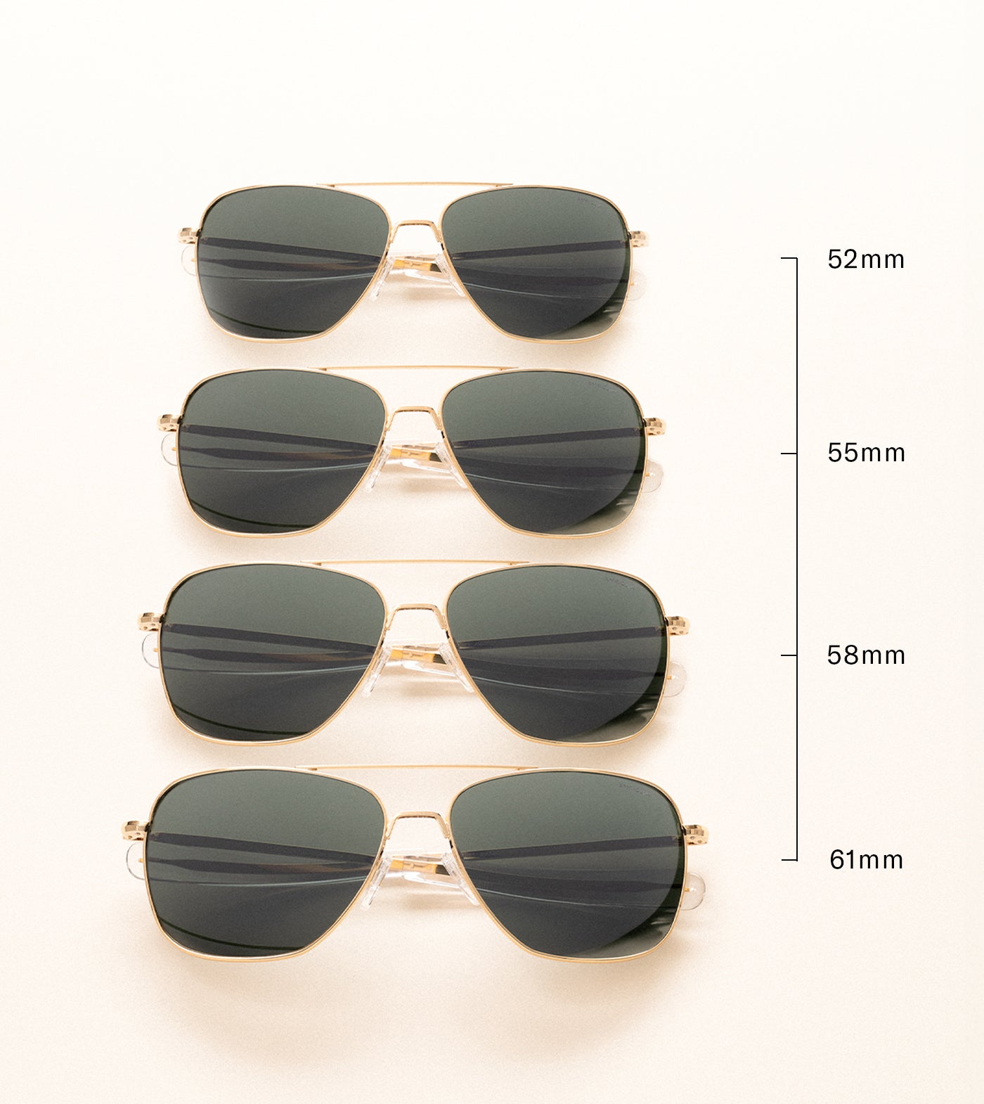 How to choose sunglasses size online