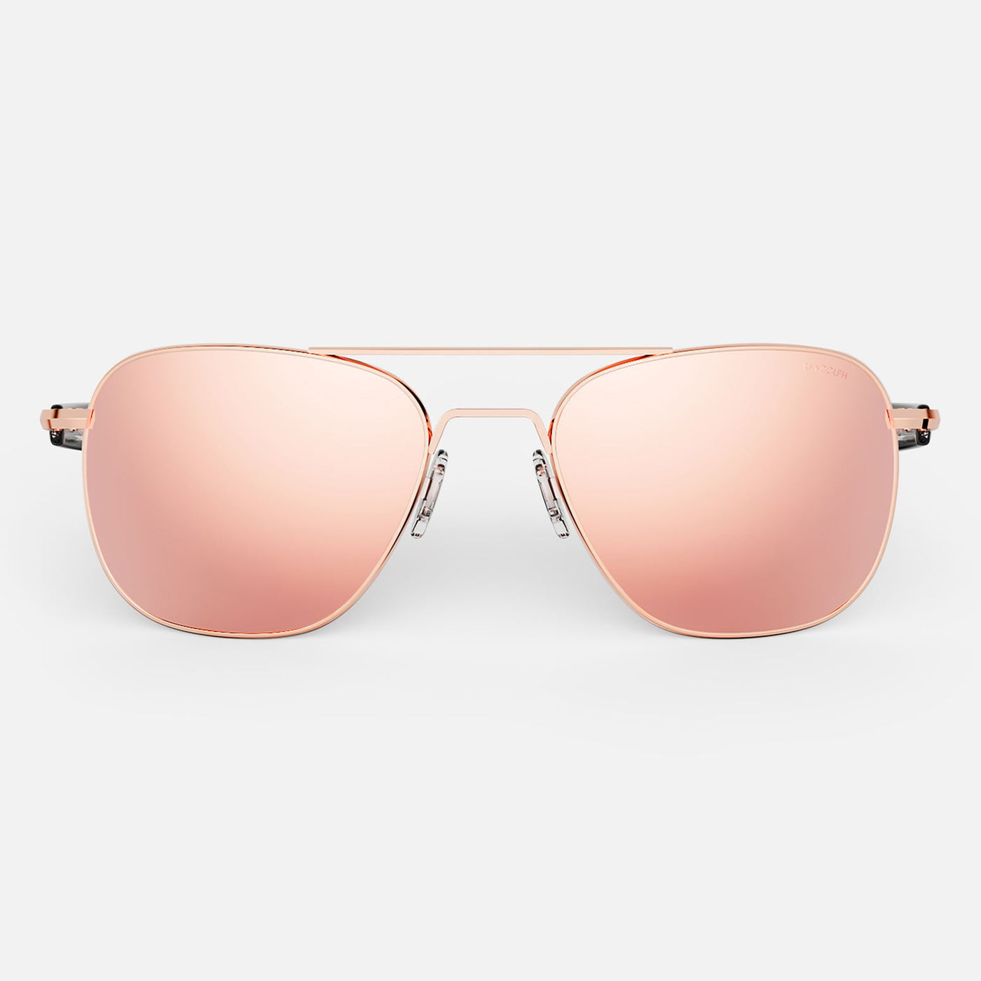 Aviator 22k Rose Gold Sunglasses Randolph USA