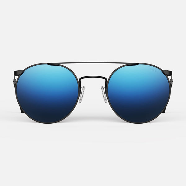 Randolph P3 Shadow Sunglasses - Matte Black - Skyforce Atlantic Blue - Regular (51mm)